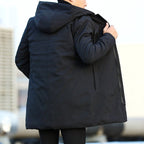 Liam | Men's Insulated Winter Coat, Mid-Length Warm Coat | Animated Apparel