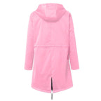 Lorraine | Women's Hooded Lightweight Raincoat, Water-Resistant Windproof Coat | Animated Apparel