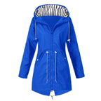 Lorraine | Women's Hooded Lightweight Raincoat, Water-Resistant Windproof Coat | Animated Apparel