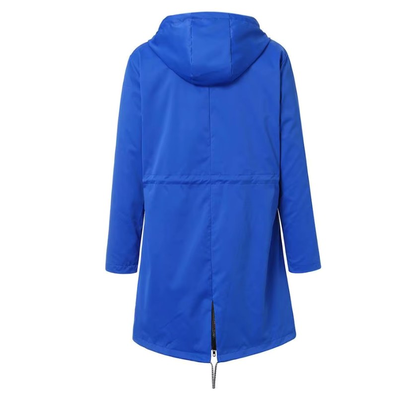 Lorraine | Women's Hooded Lightweight Raincoat, Water-Resistant Windproof Coat | Animated Apparel