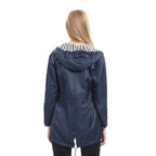 Lorraine | Women's Hooded Lightweight Raincoat, Water-Resistant Windproof Coat | Animated Apparel | Pink