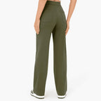 Lottie | Women's High-Waist Stretch Trousers, Comfortable Everyday Trousers | Animated Apparel
