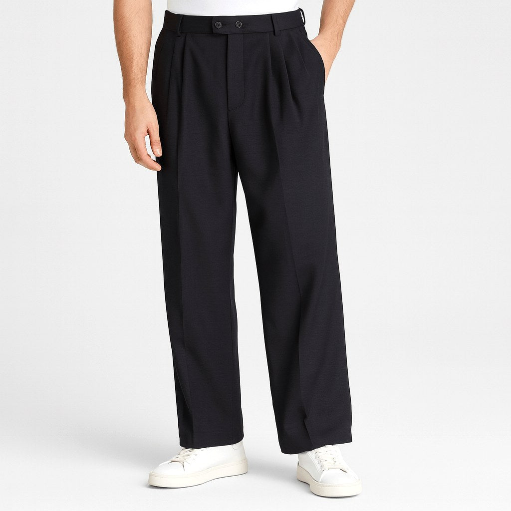 Emery | Women's Breathable Wide-Leg Trousers, Relaxed Fit Everyday Trousers | Animated Apparel
