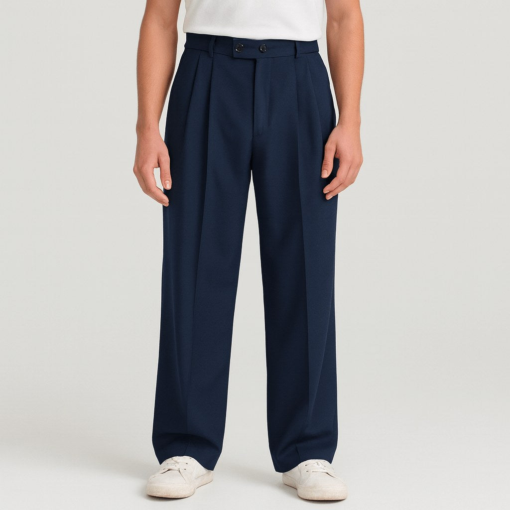 Emery | Women's Breathable Wide-Leg Trousers, Relaxed Fit Everyday Trousers | Animated Apparel