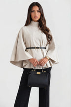 Josephine | Women's Oversized Wool Winter Coat, Cape Sleeve Jacket | Animated Apparel