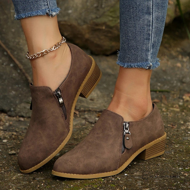 Mabel | Women's Orthopedic Boots, Supportive Everyday Boots | Animated Apparel | Apricot