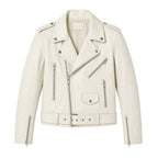 Mabel | Women's Vintage Leather Jacket, Fitted Zip Jacket | Animated Apparel