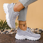 Macy | Women's Orthopedic Sneakers - Gray