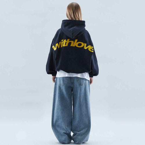 Anna | Women's Relaxed Hooded Sweatshirt with Graphic Print, Loose-Fit Casual Hoodie | Animated Apparel