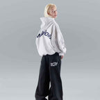 Anna | Women's Relaxed Hooded Sweatshirt with Graphic Print, Loose-Fit Casual Hoodie | Animated Apparel