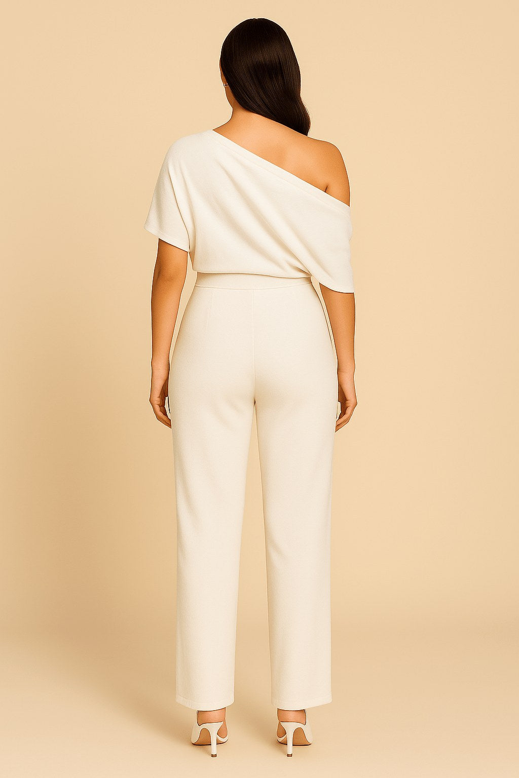 Madelyn | Women's Chic One-Shoulder Jumpsuit - image 3