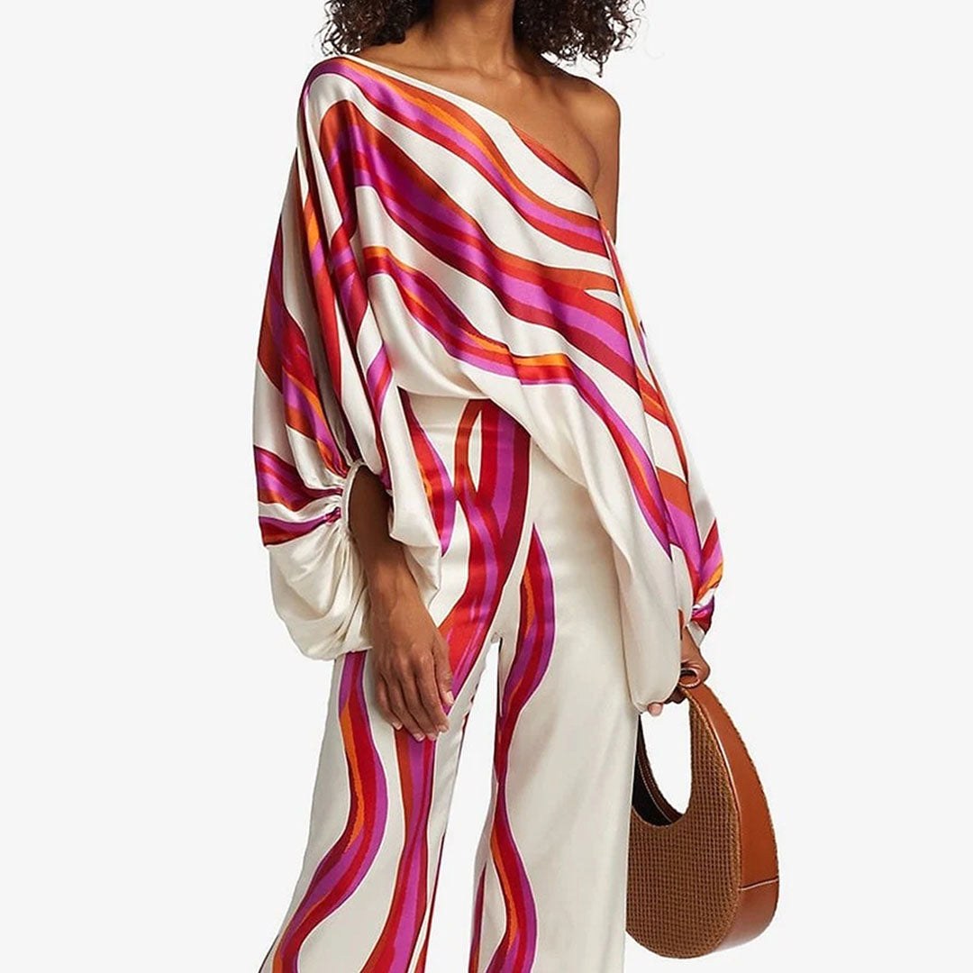 Madison | Women's Chic Summer Two-Piece Set - Fuschia