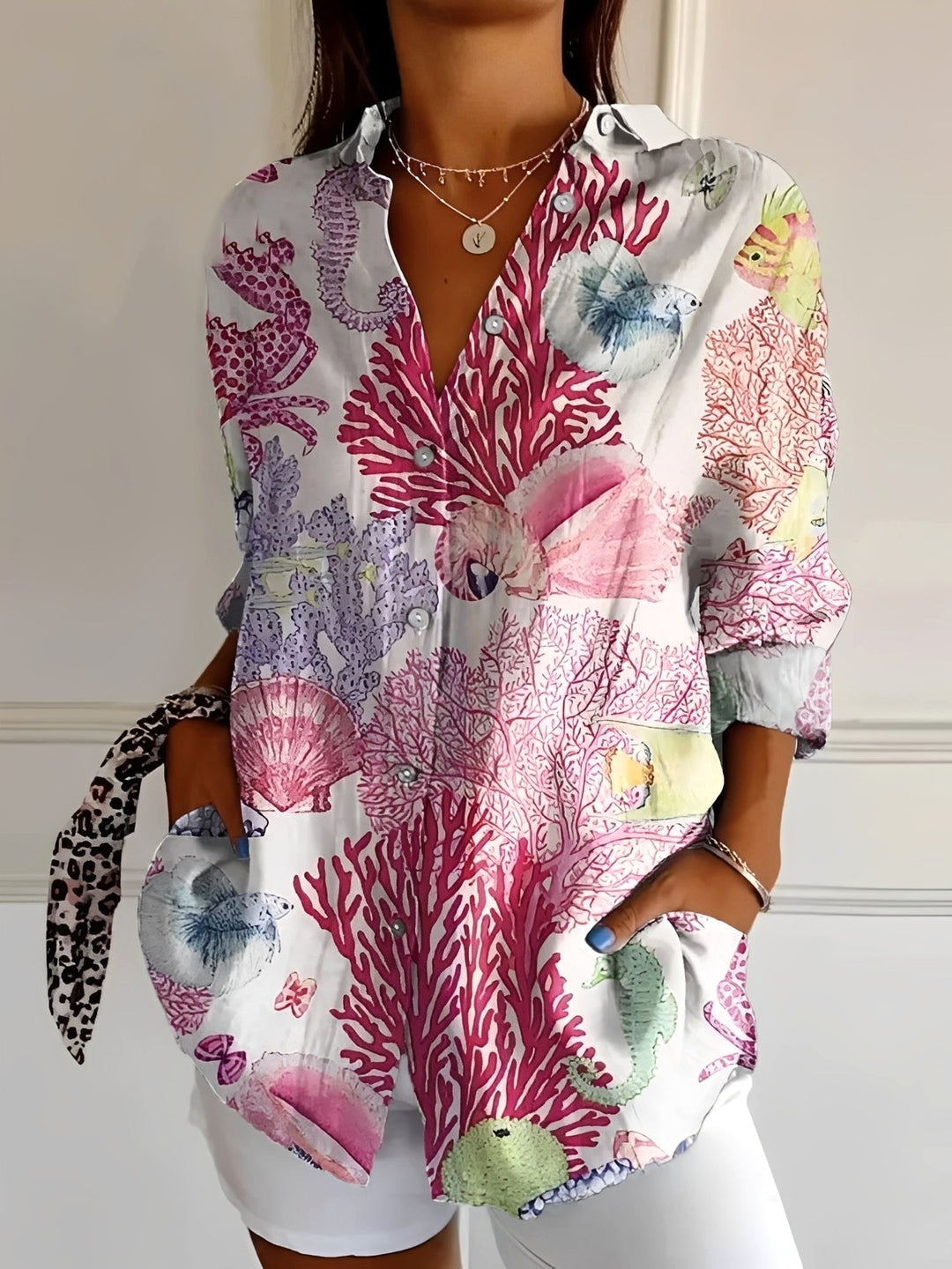 Madison | Women's Classic Button-Front Shirt - image 3