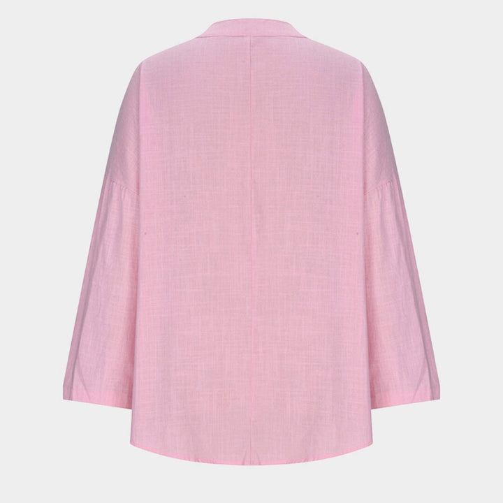 Madison | Women's Flowy Linen Beach Shirt - image 8