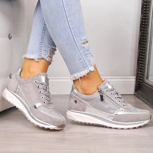 Madison | Women's Orthopedic Walking Shoes - Gray