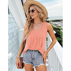Madison | Women's Square Neck Pleated Tank Top - image 10