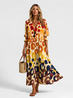 Maisie | Women's Printed Shirt Dress, Relaxed-Fit Everyday Dress | Animated Apparel | Multi