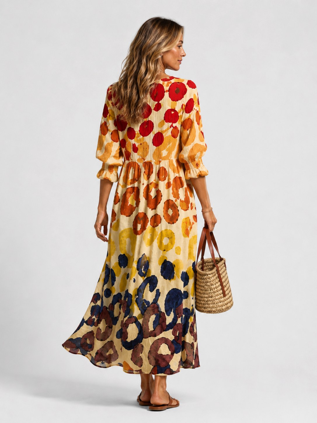 Maisie | Women's Printed Shirt Dress, Relaxed-Fit Everyday Dress | Animated Apparel | Floral