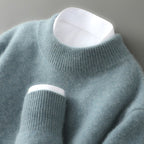 Malcolm | Men's Cashmere Pullover Jumper, Lightweight Knit Jumper | Animated Apparel