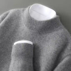 Malcolm | Men's Cashmere Pullover Jumper, Lightweight Knit Jumper | Animated Apparel