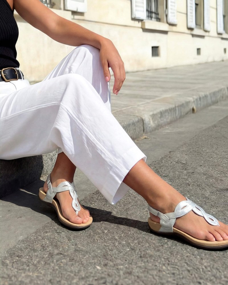Mallory | Women's Orthopedic T-Strap Sandals - image 3