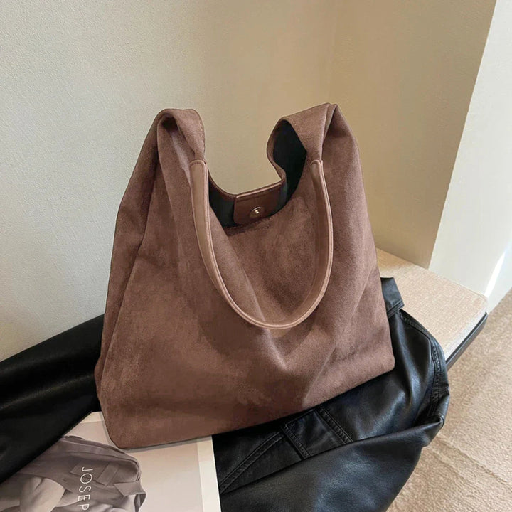 Manon | Women's Relaxed Shoulder Tote Bag, Spacious Travel Tote | Animated Apparel | Green