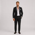Eli | Men's Slim-Fit Linen Suit, Tailored Two-Piece Suit | Animated Apparel