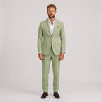 Eli | Men's Slim-Fit Linen Suit, Tailored Two-Piece Suit | Animated Apparel