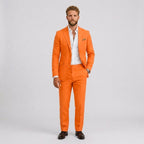 Eli | Men's Slim-Fit Linen Suit, Tailored Two-Piece Suit | Animated Apparel