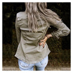 Margaret | Women's Classic Denim Jacket, Timeless Denim Jacket | Animated Apparel