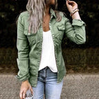 Margaret | Women's Classic Denim Jacket, Timeless Denim Jacket | Animated Apparel