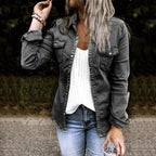 Margaret | Women's Classic Denim Jacket, Timeless Denim Jacket | Animated Apparel