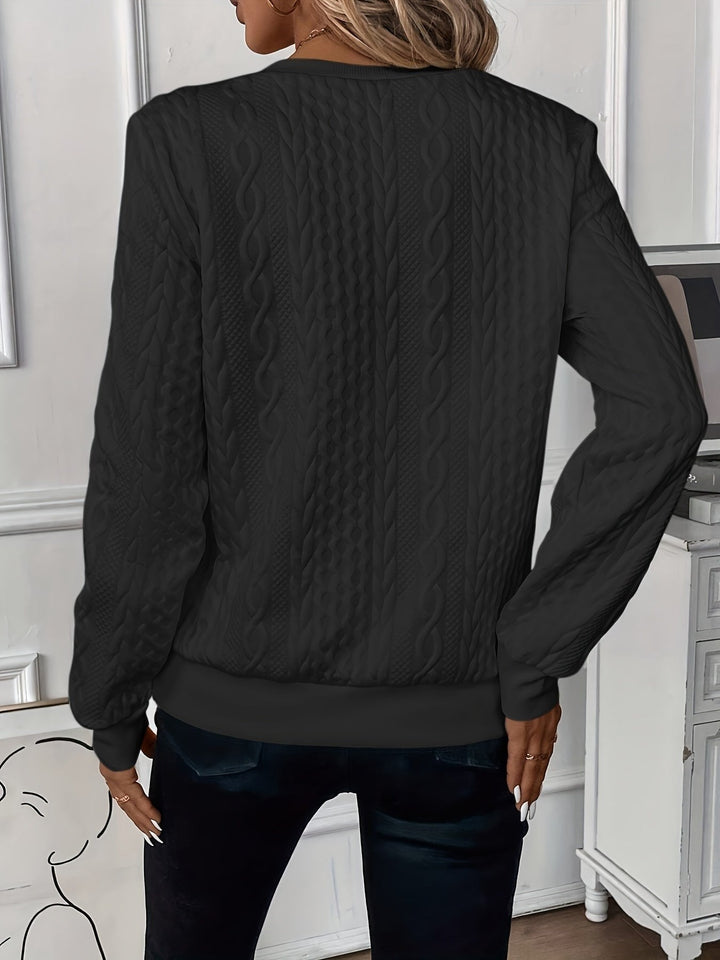 Margot | Women's Quarter-Zip Knit Jumper, Cosy Everyday Jumper | Animated Apparel
