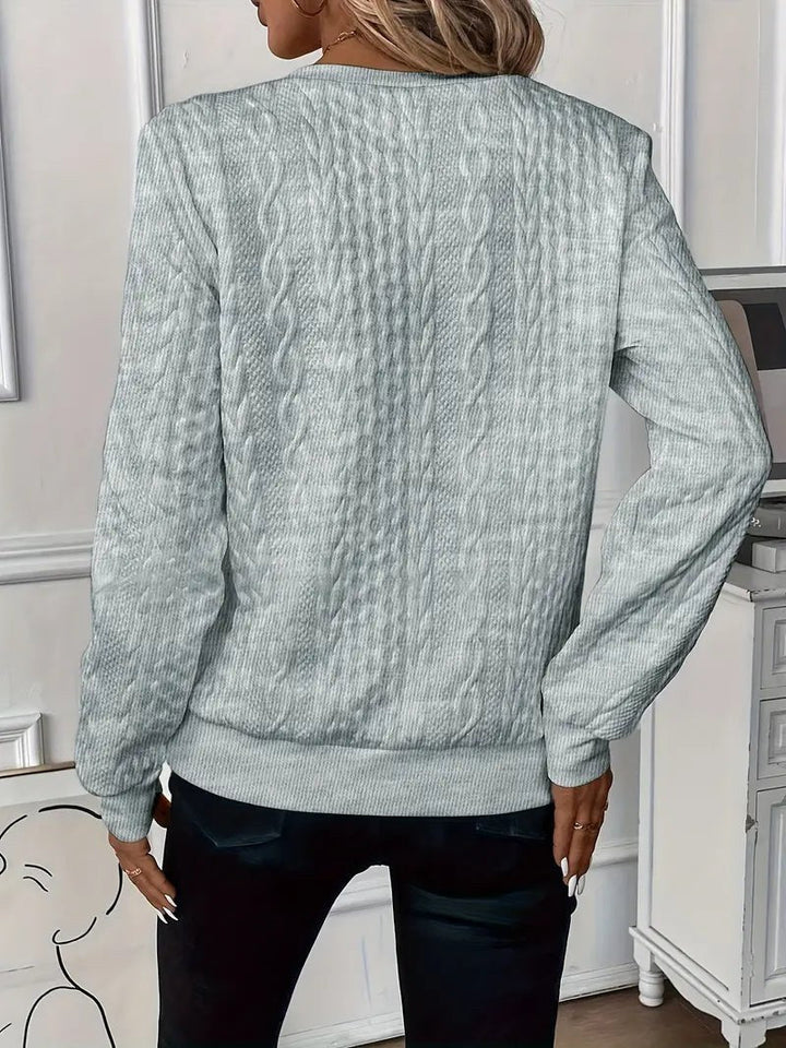 Margot | Women's Quarter-Zip Knit Jumper, Cosy Everyday Jumper | Animated Apparel