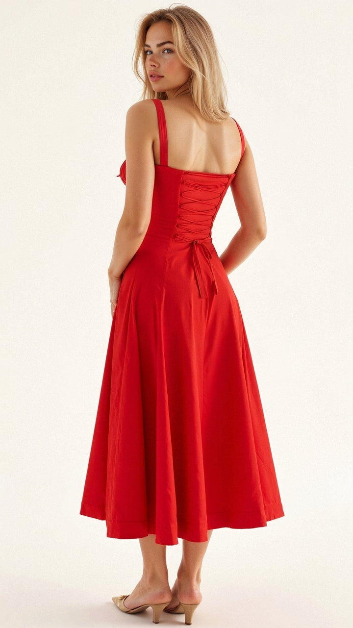 Maris | Women's Floral Midi Dress - image 12
