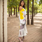 Mariska | Women's One Shoulder Midi Dress - image 4