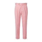 Mason | Men's Double-Pleat High-Waist Trousers, Tailored Tapered Trousers | Animated Apparel