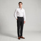 Mason | Men's Double-Pleat High-Waist Trousers, Tailored Tapered Trousers | Animated Apparel