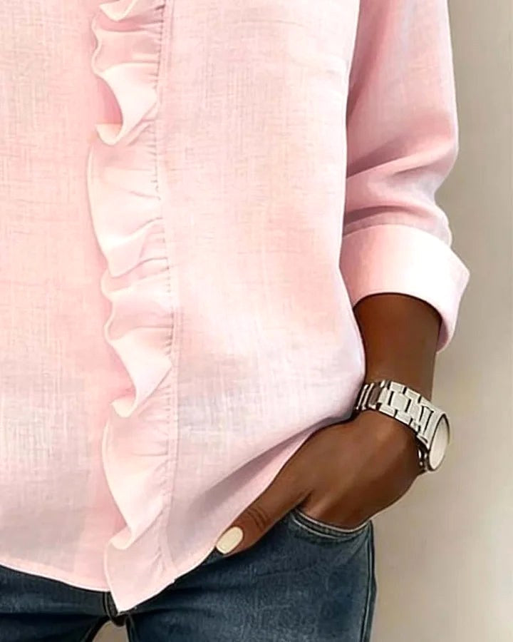 Matilda | Women's Lightweight V-Neck Blouse - image 10