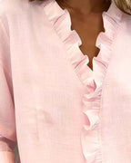 Matilda | Women's Lightweight V-Neck Blouse - image 11