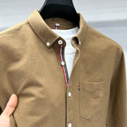 Asher | Men's Oxford Button-Down Shirt, Long-Sleeve Smart Casual Shirt | Animated Apparel
