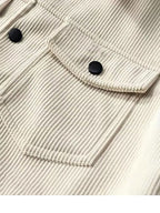 Wesley | Men's Corduroy Jacket with Classic Collar, Casual Overshirt | Animated Apparel