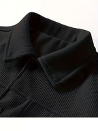 Wesley | Men's Corduroy Jacket with Classic Collar, Casual Overshirt | Animated Apparel