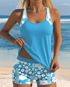 Melanie | Women's Floral Two-Piece Swimsuit - image 7