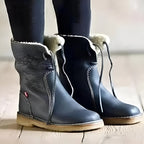 Melanie | Women's Waterproof Fur-Lined Winter Boots, Slip-On Winter Boots | Animated Apparel