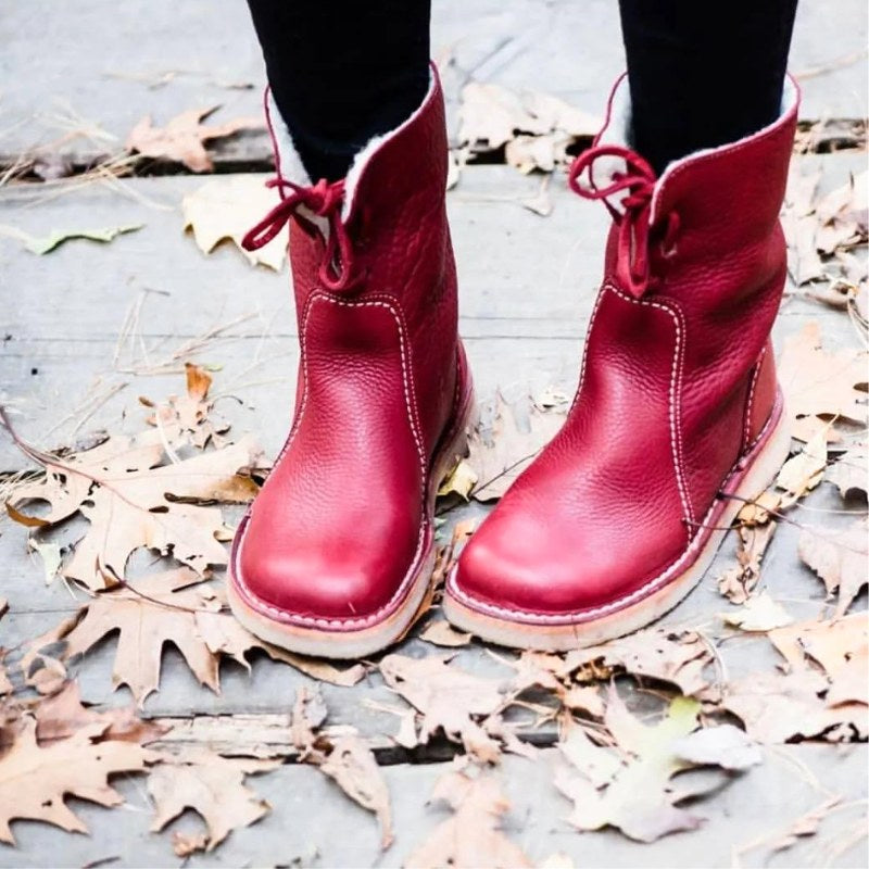Melanie | Women's Waterproof Fur-Lined Winter Boots, Slip-On Winter Boots | Animated Apparel