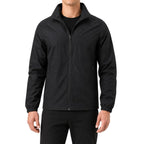 Miles | Men's Breathable Waterproof Jacket, Water-Resistant Autumn Jacket | Animated Apparel | Forest Green