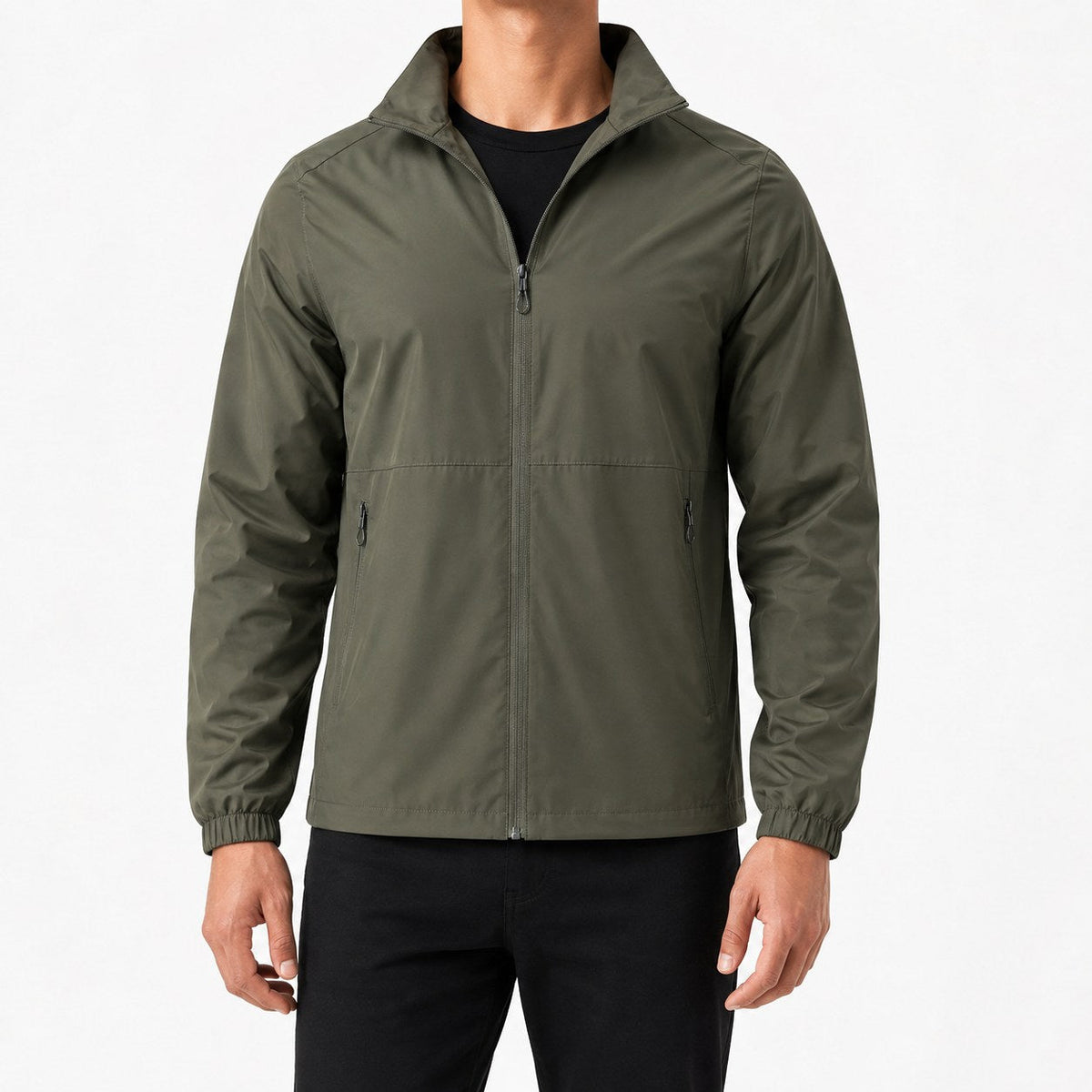 Miles | Men's Breathable Waterproof Jacket, Water-Resistant Autumn Jacket | Animated Apparel | Navy
