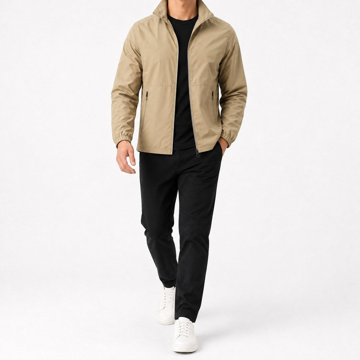 Miles | Men's Breathable Waterproof Jacket, Water-Resistant Autumn Jacket | Animated Apparel