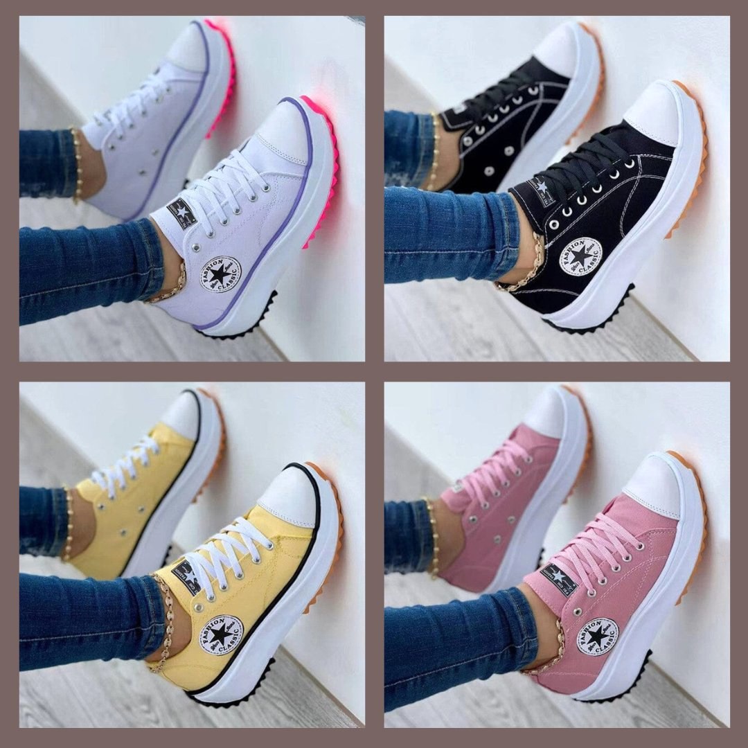 Monique | Women's Orthopaedic Trainers with Ergonomic Support, Comfortable Walking Trainers | Animated Apparel